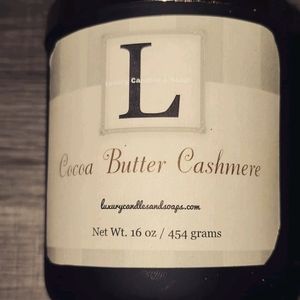 Cocoa Butter Cashmere wood wick soy candle